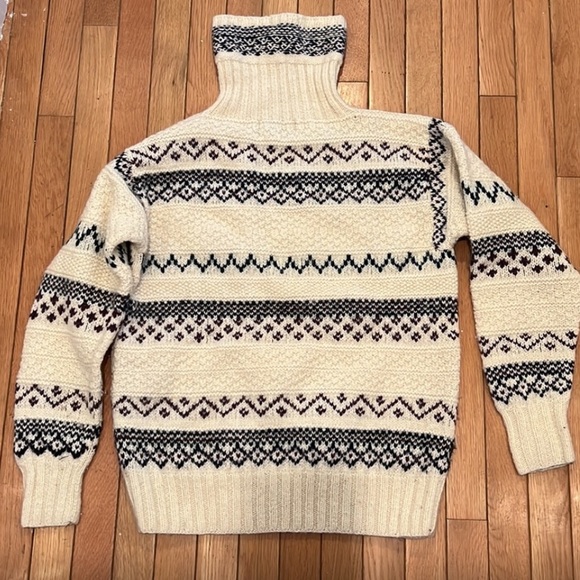 Ralph Lauren blue label 100% wool hand knit sweater - Picture 2 of 3